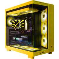ALTERNATE Thunderstorm Pro Ryzen 7 - RTX 5080 Limited Edition gaming pc Donkergeel/zwart | R7 9850X3D | RTX 5080 | 32 GB | 2 TB SSD
