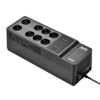 APC Back-UPS BE1050G2-GR - Noodstroomvoeding ups Zwart, 8x Schuko, 1050VA, 2 USB opladers, 1 USB