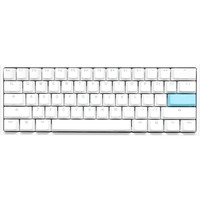 Ducky One 2 Pro Mini White Classic RGB mechanisch gaming toetsenbord Wit, US lay-out (QWERTY), Cherry MX Silent Red, 60%, RGB led, Double-shot PBT, QUACK Mechanics