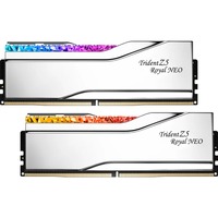 G.Skill 48 GB DDR5-8000 Kit werkgeheugen Zilver, F5-8000J4048G24GX2-TR5NS, Trident Z Royal, RGB led, XMP, EXPO