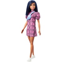 Mattel Barbie Fashionistas #143 - Pink & Black Dress Pop 