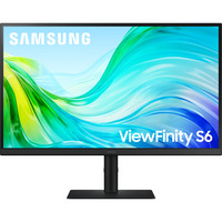 SAMSUNG ViewFinity S6 S27F612EAU 27" monitor Zwart, 100 Hz, HDMI, DisplayPorts