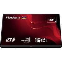 ViewSonic 10-point Touch monitor TD2230 22" Zwart, 1x DisplayPort, 1x HDMI, 1x VGA, 2x USB-A