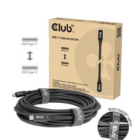 Club 3D USB-C kabel 8K60Hz 100W USB4 Zwart, 9 meter