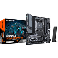 GIGABYTE AORUS B550M GAMING X WIFI6 socket AM4 moederbord Zwart/grijs, RAID, Wi-Fi 6, BT, Gb-LAN, Sound, µATX