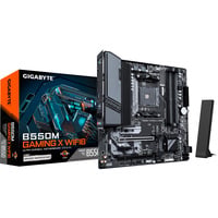 GIGABYTE B550M GAMING X WIFI6 socket AM4 moederbord Zwart/grijs, RAID, Wi-Fi 6, BT, Gb-LAN, Sound, µATX