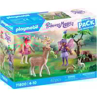 PLAYMOBIL Princess Magic - Feeën met bosdieren Constructiespeelgoed 71800
