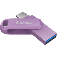 SanDisk Ultra Dual Drive Go 128 GB usb-stick Lila, USB-A 3.2 (5 Gbit/s), USB-C 3.2 (5 Gbit/s)