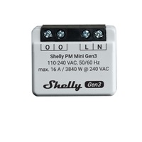 Shelly PM Mini Gen3 meetapparaat Bluetooth 4.2, Wi-Fi