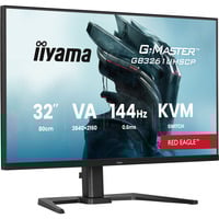 iiyama G-Master Red Eagle GB3261UHSCP-B1 31.5" 4K UHD gaming monitor Zwart (mat), 144 Hz, HDMI, DisplayPort, USB-C, Audio, AMD FreeSync 