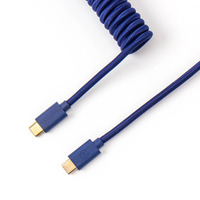 Keychron Opgerolde pilotenkabel - Direct Blauw