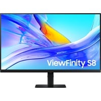 Samsung ViewFinity S8 S80UD LS32D800UAUXEN 32" 4K Ultra HD monitor Zwart, 1x DisplayPort, 1x HDMI, 1x USB-C, 3x USB-A