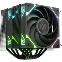 XYZ PC Gear Thermax 6 Duo cpu-koeler Zwart, ARGB, PWM
