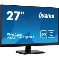 iiyama ProLite XU2792QSU-B1 27" monitor Zwart (mat), DVI, HDMI, DisplayPort, USB, Audio