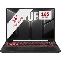 ASUS TUF Gaming A16 FA607PV-N3020W 16"  gaming laptop Grijs | Ryzen 9 7845HX | RTX 4060 | 16 GB | 512 GB SSD