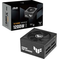 ASUS TUF Gaming Platinum modulaire 1200 watt voeding  Zwart, 1x 12V-2x6, 3x PCIe