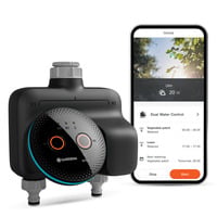 GARDENA Smart Dual Water Control besproeiingscomputer Grijs/turquoise, 19034-20