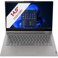 Lenovo ThinkBook 14s Yoga G2 IAP (21DM002PMH) 14" 2-in-1 laptop Grijs | i7-1255U | Iris Xe Graphics | 16 GB | 512 GB SSD | Touch