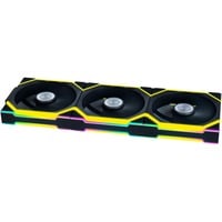 Lian Li UNI FAN SL120 Wireless Reverse Blade RGB case fans Zwart, 3 stuks, 120 x 124.5 x 28 mm, PWM