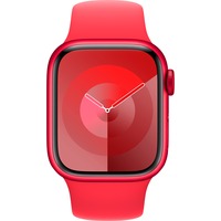 Apple Watch Series 9 smartwatch Rood/rood, Aluminium, 41 mm, Sportbandje (S/M), GPS + Cellular
