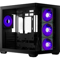 Cooler Master  midi tower behuizing Zwart | 2x USB-A | 1x USB-C | RGB | Window