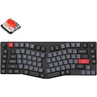 Keychron K15 Pro-A1, toetsenbord Zwart, US lay-out, Gateron Low Profile Mechanical Red, Alice 75%, white leds, Low-profile double-shot PBT, Bluetooth 5.1, Knob