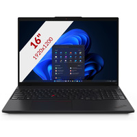 Lenovo ThinkPad L16 Gen 2 (21SA001KMH) 16" laptop Zwart | Core Ultra 7 255U | Intel Graphics | 16 GB | 512 GB SSD