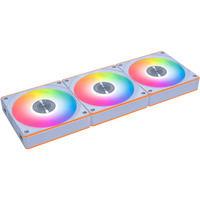 Lian Li UNI FAN CL120 Wireless Reverse case fan Wit, 4-pin PWM, Set van 3 stuks