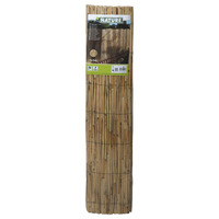 Nature Gespleten rietmat - afschermgraad 2/5, 1 x 3 meter begrenzing Houtkleur