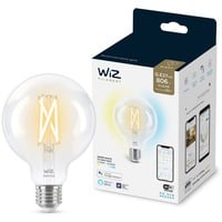 WiZ Filament doorzichtig G95 E27 led-lamp Wifi + Bluetooth protocol