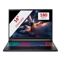 Acer Nitro ANV16S-41-R72F 16"  gaming laptop Zwart | Ryzen AI 7 260 | RTX 5070 | 16 GB | 512 GB SSD