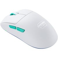 CHERRY XTRFY M68 Wireless gaming muis Wit/turquoise, 26.000 Dpi, 2,4 GHz