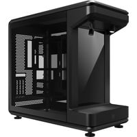 Cooler Master MasterFrame 360 Stage LCD midi tower behuizing Zwart | 2x USB-A | 1x USB-C | Tempered Glass