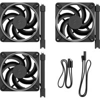Fractal Design Momentum 12 RGB case fan Zwart, 4-pin PWM connector, ARGB Gen 2 (16 leds)