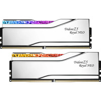 G.Skill 48 GB DDR5-6000 Kit werkgeheugen Zilver, F5-6000J2636H24GX2-TR5NS, Trident Z5 Royal Neo, EXPO