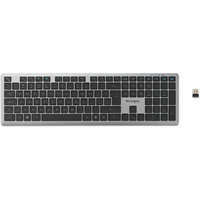 Kensington KB535 EQ Rechargeable Multi-Device Keyboard US-International lay-out (QWERTY), Scissor switches, 100%, USB, 2,4 GHz, Bluetooth 5.4