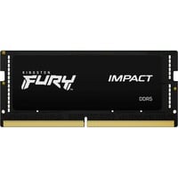 Kingston FURY Impact 16 GB DDR5-6400 (1x 16 GB) laptopgeheugen Zwart, KF564S38IB-16, SO-DIMM, XMP 3.0