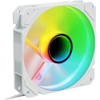 Sharkoon SHARK Mirror RGB PWM REVERSE case fan Wit, 4-pin PWM