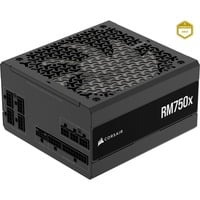 Corsair RM750x, 750 Watt voeding Zwart, 1x 12VHPWR, 3x PCIe, kabelmanagement