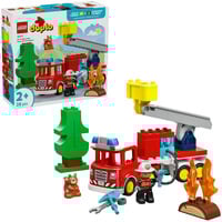 LEGO DUPLO - Brandweertruck met slang en brandweerman Constructiespeelgoed 10473