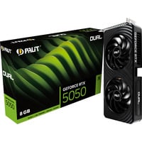 Palit GeForce RTX 5050 Dual 8GB grafische kaart DLSS 4, 3x DisplayPort, 1x HDMI 2.1