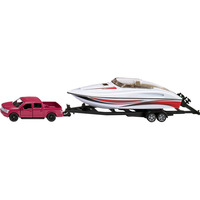 SIKU Super - Ford F150 met motorboot Modelvoertuig