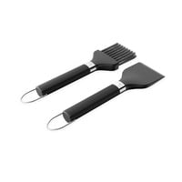 Weber Set met schraper en borstel voor pelletbarbecues reinigingsmiddel Zwart