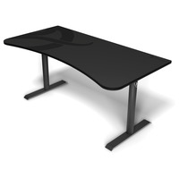 Arozzi Arena Gaming Desk - Gunmetal Gunmetal
