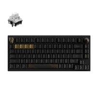 Keychron Black Myth Wukong Wireless Mechanical Keyboard Deluxe Edition, gaming toetsenbord Zwart/goud, US lay-out, TTC Bluish white, 75%, RGB leds, non-shine-through PBT, hot swap, USB-C | 2.4 GHz | Bluetooth 5.1