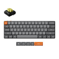 Keychron K9 Max-H4, toetsenbord Zwart, US lay-out, Keychron Milk POM Banana, 60%, RGB leds, Double-shot PBT, hot swap, USB-C | 2.4 GHz | Bluetooth 5.1