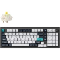 Keychron Q5 Max-M4 RGB mechanisch toetsenbord Zwart, US lay-out (QWERTY), Gateron Jupiter Banana, 96%, RGB leds, KSA double-shot PBT, hot swap, Knob, 2.4GHz | Bluetooth 5.1 | USB-C