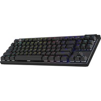 Logitech PRO X TKL RGB mechanisch gaming toetsenbord Zwart, US-International lay-out (QWERTY), GX Brown, 80% (TKL), RGB leds, PBT Doubleshot keycaps, 2,4 GHz | Bluetooth | USB-C