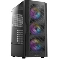 Antec AX20 midi tower behuizing Zwart | 3x USB-A | Tempered Glass