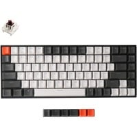 Keychron K2-B3Hv2, toetsenbord Wit/wit, US lay-out, Gateron G Pro Brown, RGB leds, TKL, Double-shot ABS, hot swap, Bluetooth 5.1